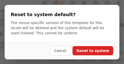 The question before a reset