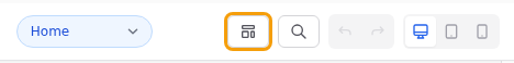The Templates button in the toolbar