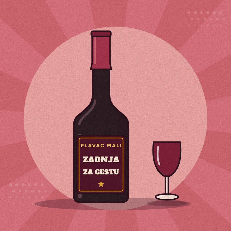Plavac mali „Zadnja za cestu“ (0,75 l)